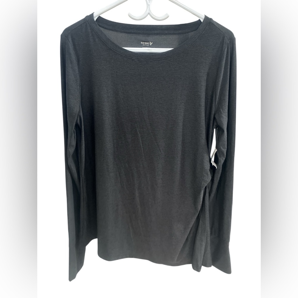 NWT Old Navy LS Cloud Motion Tie Front Top